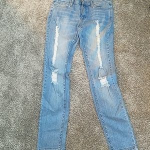 Distressed stretch Jeans